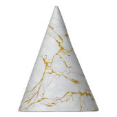 Marmer Gouden Textuur Naadloos Patroon Feesthoedjes (Rechts)