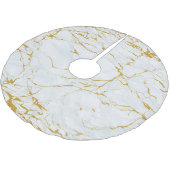 Marmer Gouden Textuur Naadloos Patroon Kerstboom Rok (Gekanteld)