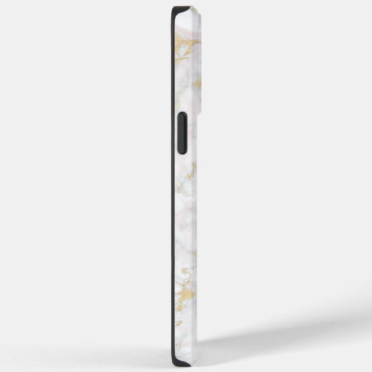 marmer goudwitte roze iPhone draagtas Case-Mate iPhone Case (Achterkant / Rechts)