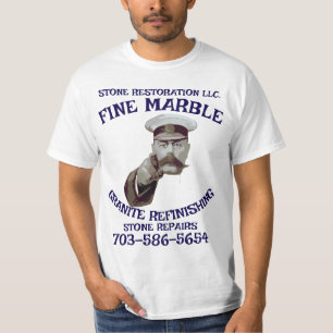 Marmer Graniet Opnieuw Afwerken Reparatie 703-586- T-shirt