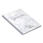 marmer gray grijs notitieboek (Rechterzijde)