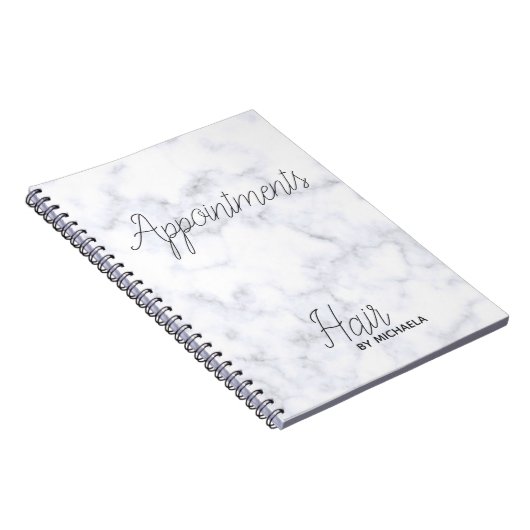 marmer gray grijs notitieboek (Rechterzijde)