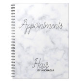 marmer gray grijs notitieboek (Voorkant)