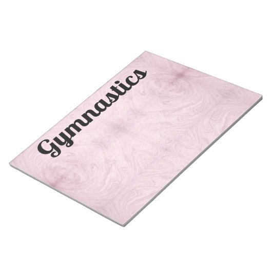 Marmer Gymnastiek Notitieblok (Schuin)
