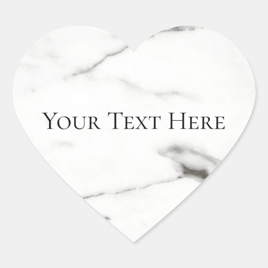 marmer hart sticker (Voorkant)