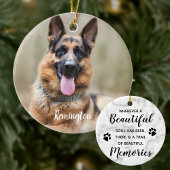 Marmer Herdenking Citaat Foto Dog Pet Memorial Keramisch Ornament