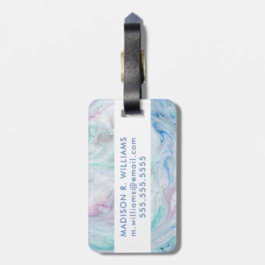 Marmer I Bagagelabel (Achterkant verticaal)