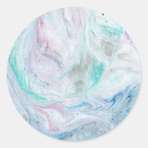 Marmer I Ronde Sticker