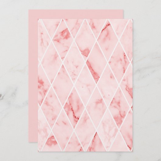 marmer kaart (Voorkant / Achterkant)