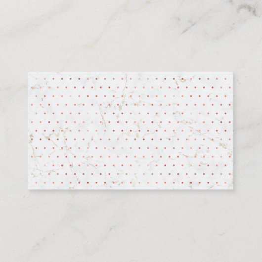 Marmer & Koper Typografie Bruiloft Website Informatiekaartje (Achterkant)