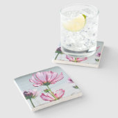 Marmer Kosmos Onderzetter (Zijkant)