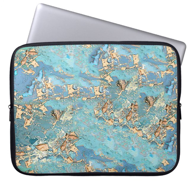 marmer laptop sleeve (Voorkant)