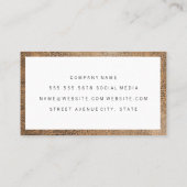 marmer leder visitekaartje (Achterkant)