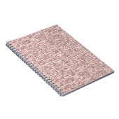 Marmer loft # loft #marmer #roze notitieboek (Rechterzijde)