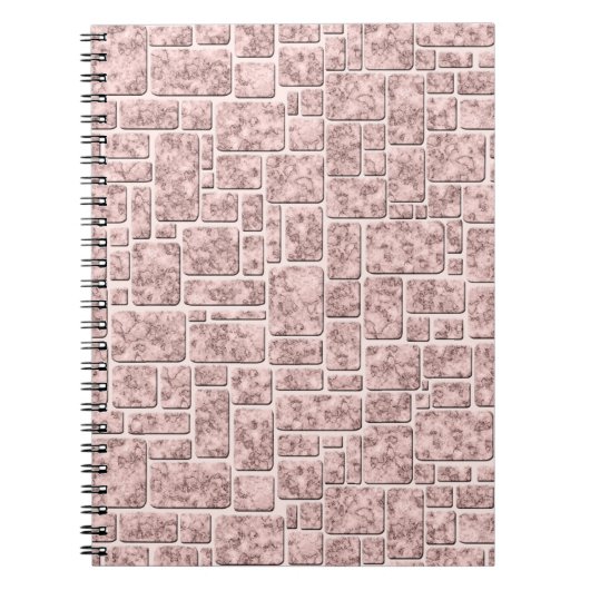 Marmer loft # loft #marmer #roze notitieboek (Voorkant)