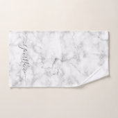 Marmer look - elegant gepersonaliseerd handdoek (Handdoek)
