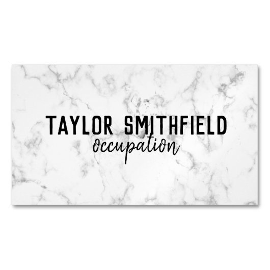 Marmer Magnetisch Visitekaartje (Voorkant)