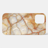 Marmer Majesteit: Glanzende elegantie Case-Mate iPhone Case (Achterkant (horizontaal))