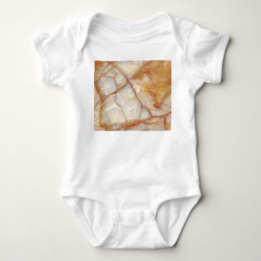 Marmer Majesteit: Glanzende elegantie Romper (Voorkant)