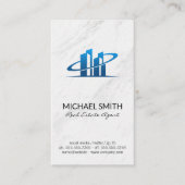 Marmer | makelaar in onroerend goed | makelaar in visitekaartje (Voorkant)