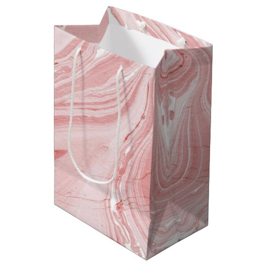 Marmer Medium Cadeauzakje (Voorkant Gekanteld)
