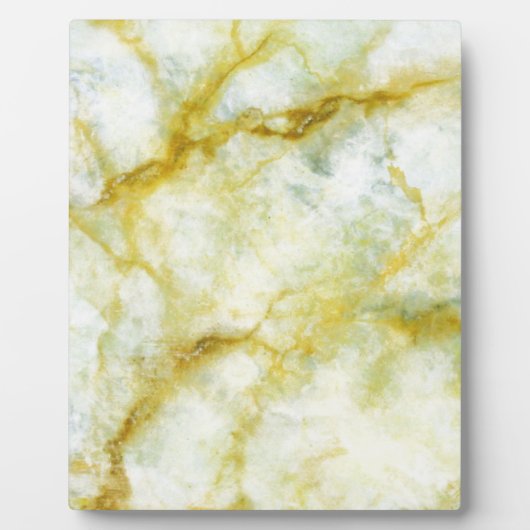 Marmer met gele draden fotoplaat (Voorkant)