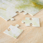 Marmer met gele draden legpuzzel (Zijkant)