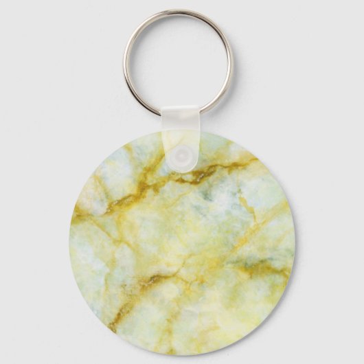 Marmer met gele draden sleutelhanger (Voorkant)