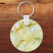 Marmer met gele draden sleutelhanger (Voorkant)