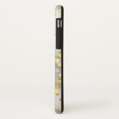 marmer met gouden bloempatroon Case-Mate iPhone case (Achterkant/links)