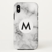 marmer met monogram Case-Mate iPhone case (Achterkant)