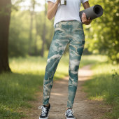 Marmer met Oceaan Golven Leggings