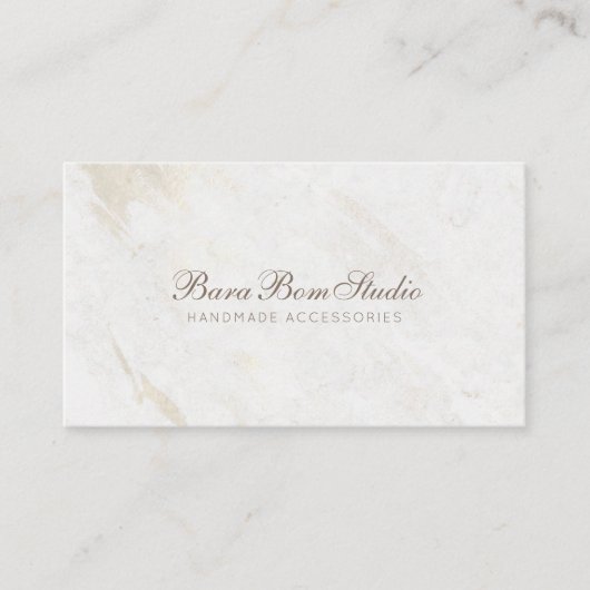 Marmer Modern minimalistische Visitekaartjes (Voorkant)