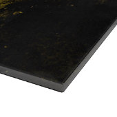 Marmer Monogram Black Gold Snijplank (Hoek)