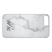 Marmer & Monogram iPhone 7 Plus Case-Mate iPhone Case (Achterkant (Horizontaal))
