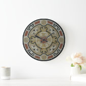 Marmer mosaic medallion grote klok (Huis)