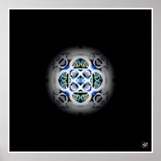 Marmer (n°1-inv marbles serie) poster