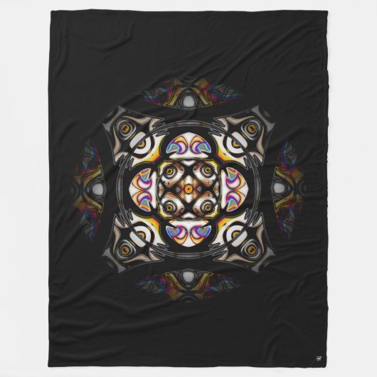 Marmer (n° 1 marbles reeks) fleece deken (Voorkant)