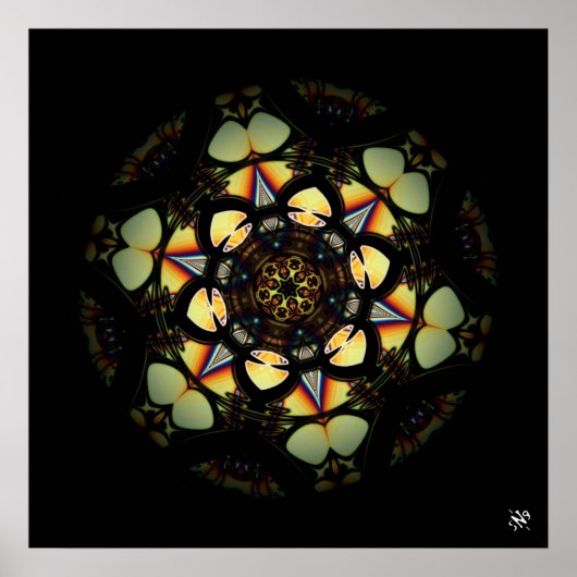 Marmer (n° 6.1 marbles reeks) poster (Voorkant)