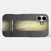 Marmer Naam Textuur in Aardetinten Case-Mate iPhone Case (Achterkant (horizontaal))