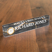 marmer naambordje (Zijkant)