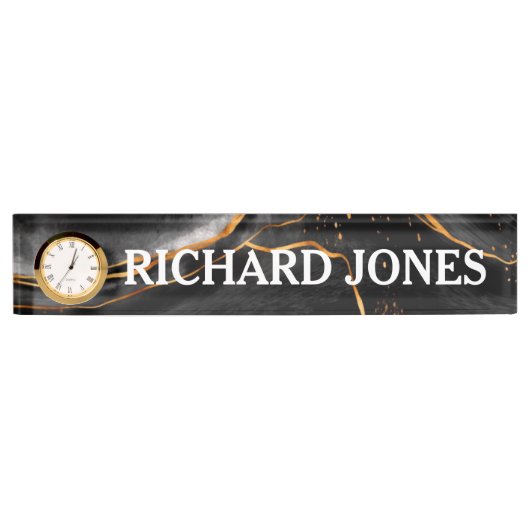 marmer naambordje (Voorkant)