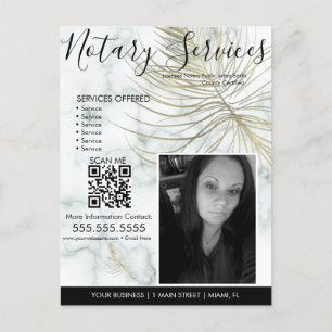 Marmer Notional Services Foto Business Flyer Briefkaart