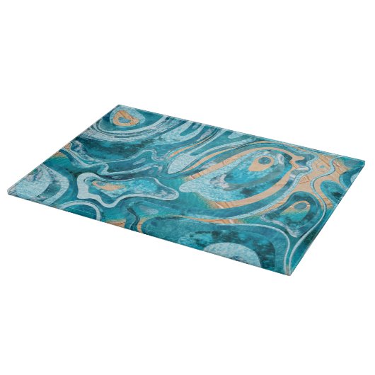 Marmer Ocean Beach Snijplank (Hoek)