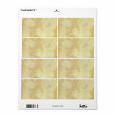 Marmer of graniet, getextureerd etiket (Full Sheet)