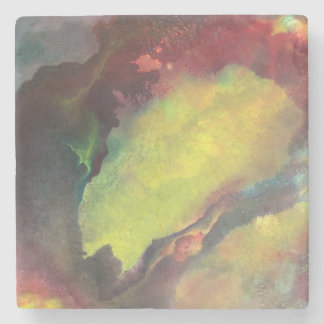 Marmer Onderzetter met Johnson Abstract Artwork