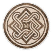 Marmer Ornament Keramische Knop (Voorkant)