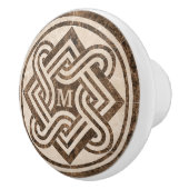 Marmer Ornament Keramische Knop (Rechts)