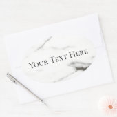 marmer ovale sticker (Envelop)