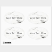 marmer ovale sticker (Vel)